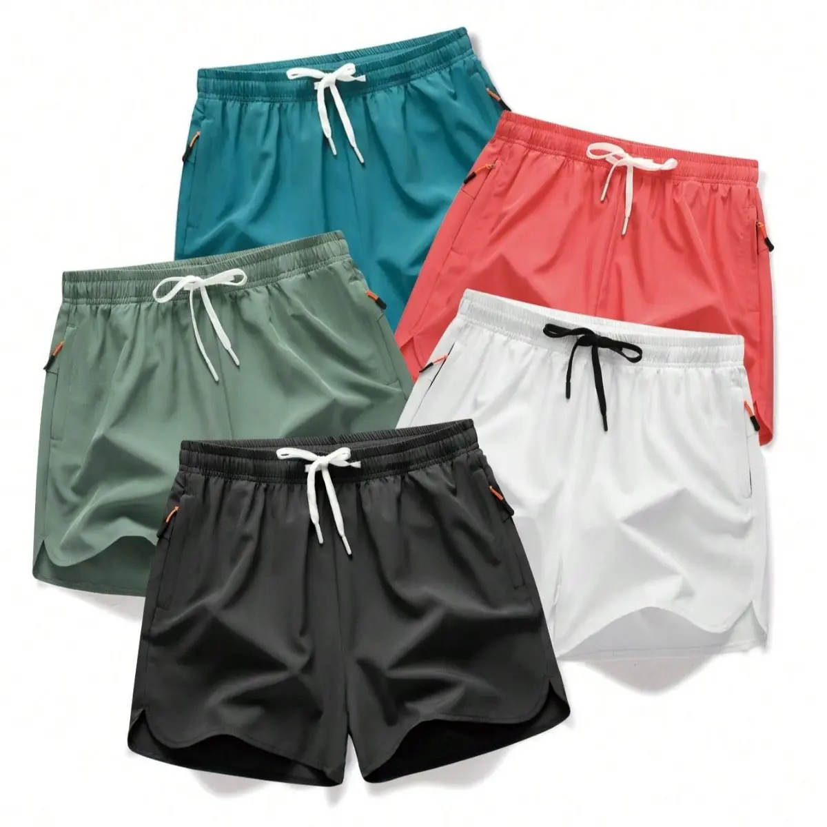 Men's Tropical Shorts – Breathable, Fast-Drying, Zip Pocket